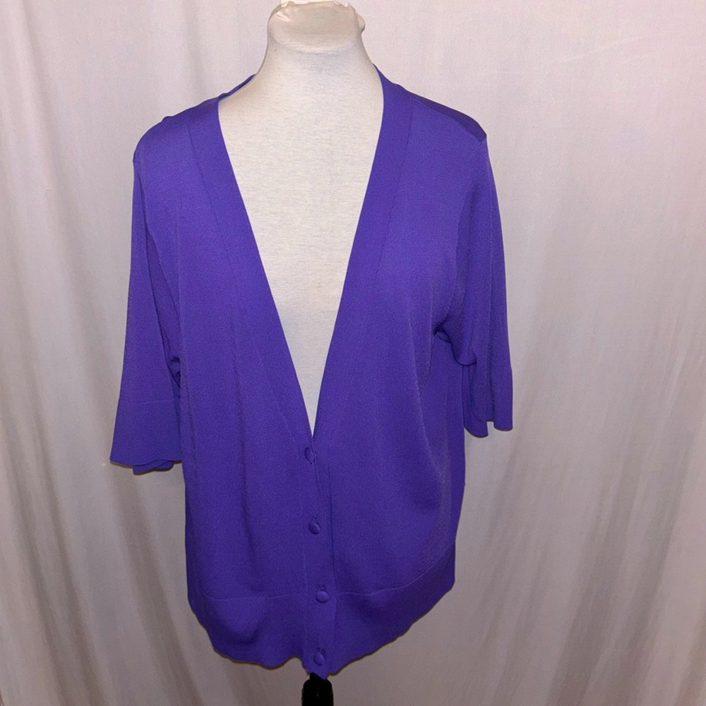 Coldwater Creek 3-Button Rayon Sweater XXL